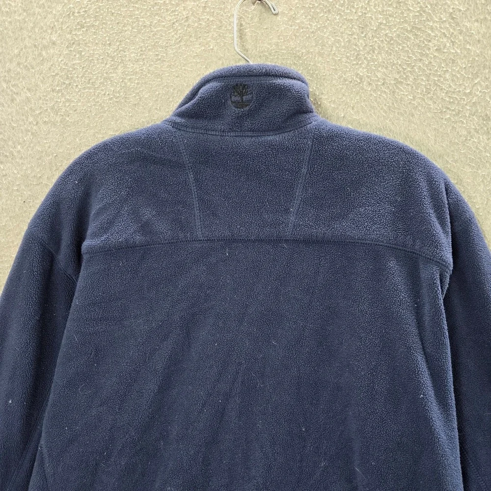 Timberland Men Jacket Large‎ Blue Softshell Fleece Full Zip